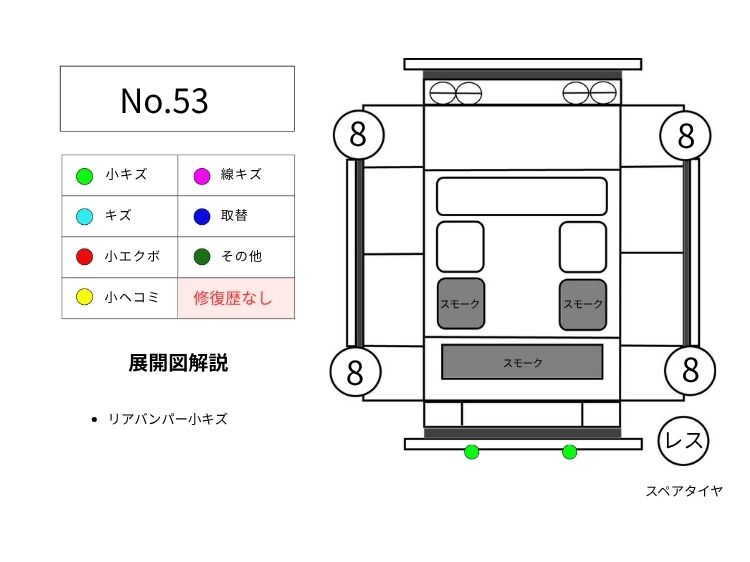 53フレアワゴン展開図